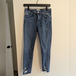 COPY - AGoldE Sophie Crop jeans distressed 29